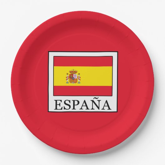 Assiettes En Carton España (Devant)