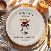 Assiettes En Carton Espresso Martini Tini Bit Older Birthday Party