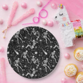 Assiettes En Carton Esquisses dans l'espace arrière - plan (Fête)