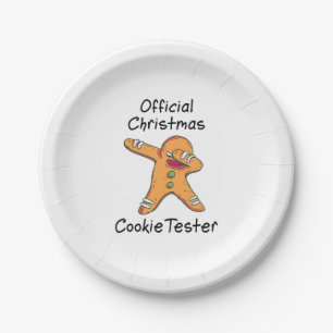 Assiettes En Carton Essai officiel de cookie de Noël