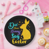 Assiettes En Carton Est-Ce Qu'Un Lapin A Dit Pâques (Fête)