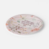 Assiettes En Carton Esther 4:14 Bible chrétienne Verse Art (Angle)