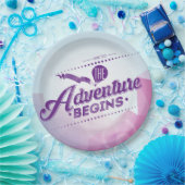 Assiettes En Carton Et Donc L'Aventure Commence (Fête)