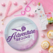 Assiettes En Carton Et Donc L'Aventure Commence (Fête)