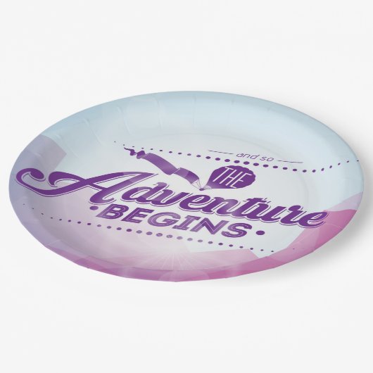 Assiettes En Carton Et Donc L'Aventure Commence (Angle)