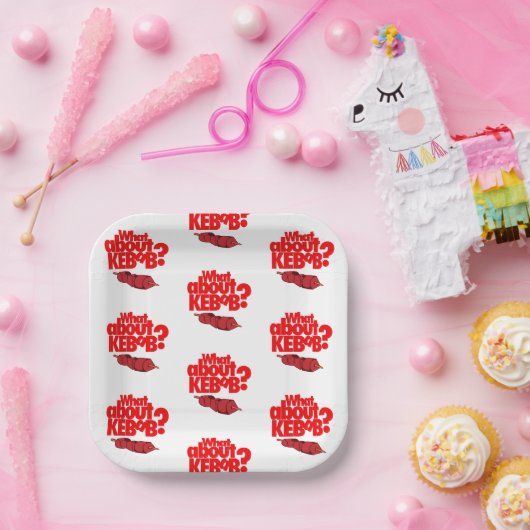 Assiettes En Carton Et Kebab ? Viande brochée (Fête)