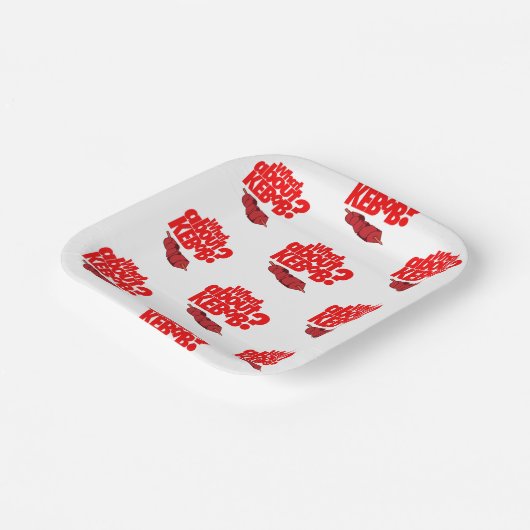 Assiettes En Carton Et Kebab ? Viande brochée (Angulaire)