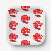 Assiettes En Carton Et Kebab ? Viande brochée (Recto)