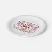 Assiettes En Carton Étanche de thon (Angle)