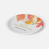 Assiettes En Carton Etanche Thanksgiving (Angle)