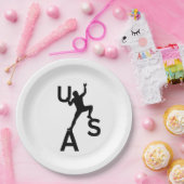 ASSIETTES EN CARTON ÉTATS-UNIS (Fête)