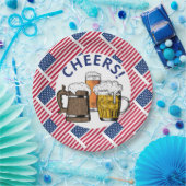 Assiettes En Carton États-Unis Great American Beer (Fête)