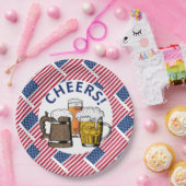 Assiettes En Carton États-Unis Great American Beer (Fête)