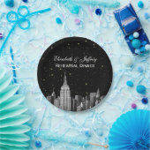Assiettes En Carton Etch NYC ESB Skyline Star do-it-yourself Bg (Fête)