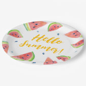 Assiettes En Carton Été (Angle)