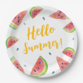 Assiettes En Carton Été (Devant)