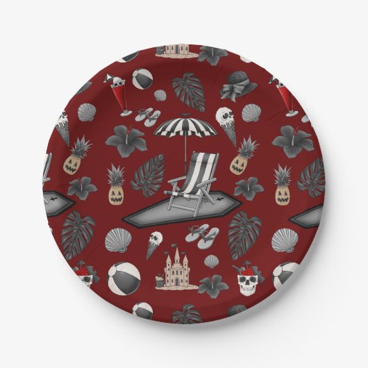 Assiettes En Carton Été (Devant)