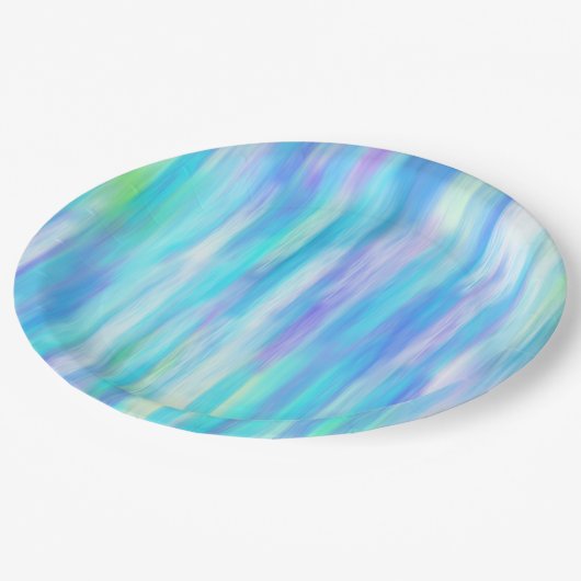 Assiettes En Carton Été moderne Abstrait (Angle)