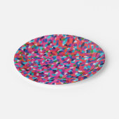 Assiettes En Carton Eté rêve Impression Abstraite (Angle)