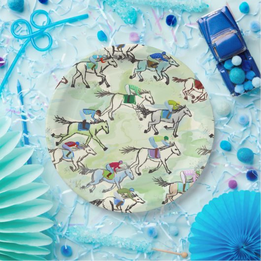 Assiettes En Carton Éteins sur les plaques de papier de course (Fête)