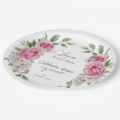 Assiettes En Carton Eternal Looms Mariage Plaque papier (Angle)