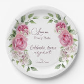 Assiettes En Carton Eternal Looms Mariage Plaque papier (Devant)