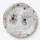 Assiettes En Carton Ethereal Love Mariage 9 Pouces Diner Plate (Devant)