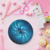 Assiettes En Carton Étoile bleue sculptée (Fête)