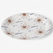 Assiettes En Carton Étoile céleste, soleil et lune (Angle)