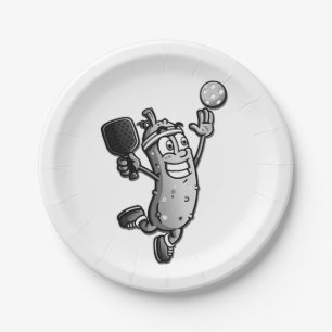 Assiettes En Carton Étoile de Pickleball