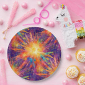 Assiettes En Carton Étoile explosive (Fête)