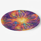 Assiettes En Carton Étoile explosive (Angle)