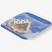 Assiettes En Carton Étoile Hanoukka moderne de David Gingerbread House (Angulaire)