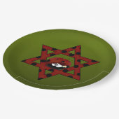 Assiettes En Carton Étoile juive de David (Angle)