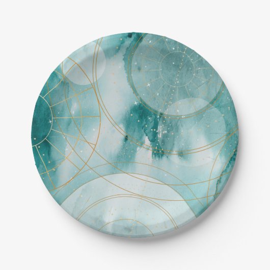 Assiettes En Carton Étoiles de diplômes magiques II (Devant)