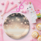 Assiettes En Carton Étoiles et nuages d'arbre céleste enchantés (Fête)