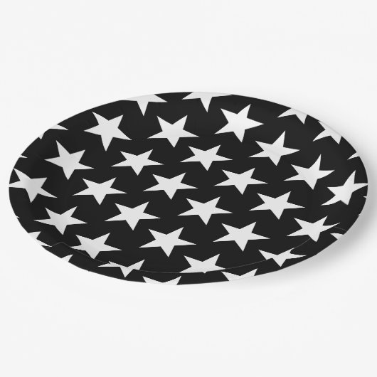 Assiettes En Carton Étoiles Motif 11 (Angle)