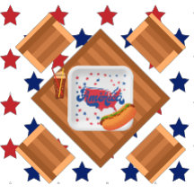 Étoiles Rouge Blanc et bleu Amérique