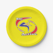 Assiettes En Carton Être actif (Devant)