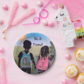 Assiettes En Carton Être Un Amitié Plaques Papier (Fête)