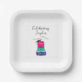 Assiettes En Carton Études secondaires Collège valises Année (Recto)