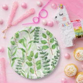 Assiettes En Carton Eucalyptus (Fête)