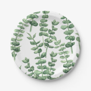 Assiettes En Carton Eucalyptus 1