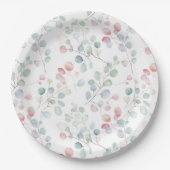 Assiettes En Carton Éucalyptus coloré (Devant)