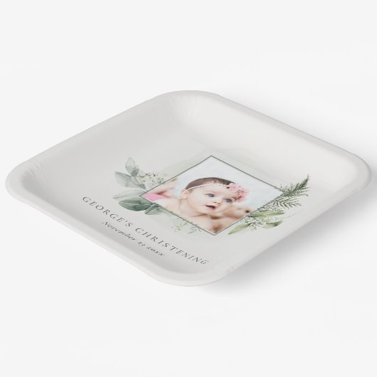 Assiettes En Carton Éucalyptus Rustique Foline Foliing Photo Christeni (Angulaire)