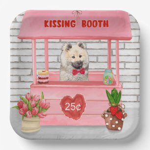 Assiettes En Carton Eurasier Chien Valentine's Day Kissing Booth