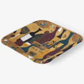 Assiettes En Carton Événement de dégustation de vins (Angulaire)