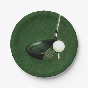 Assiettes En Carton Événement de golf