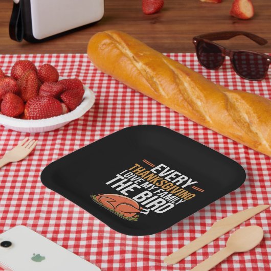 Assiettes En Carton Every Thanksgiving (Pique-nique)