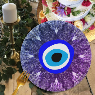 Assiettes En Carton Evil Eye Talisman & Arab Amulet /turc, grec